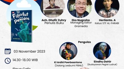 Acara bedah buku "Filsafat untuk Pemalas."