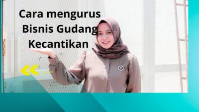 Ilustrasi membuat izin gudang kosmetik.