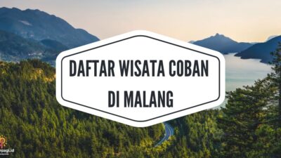 Ilustrasi Wisata Coban di Malang.