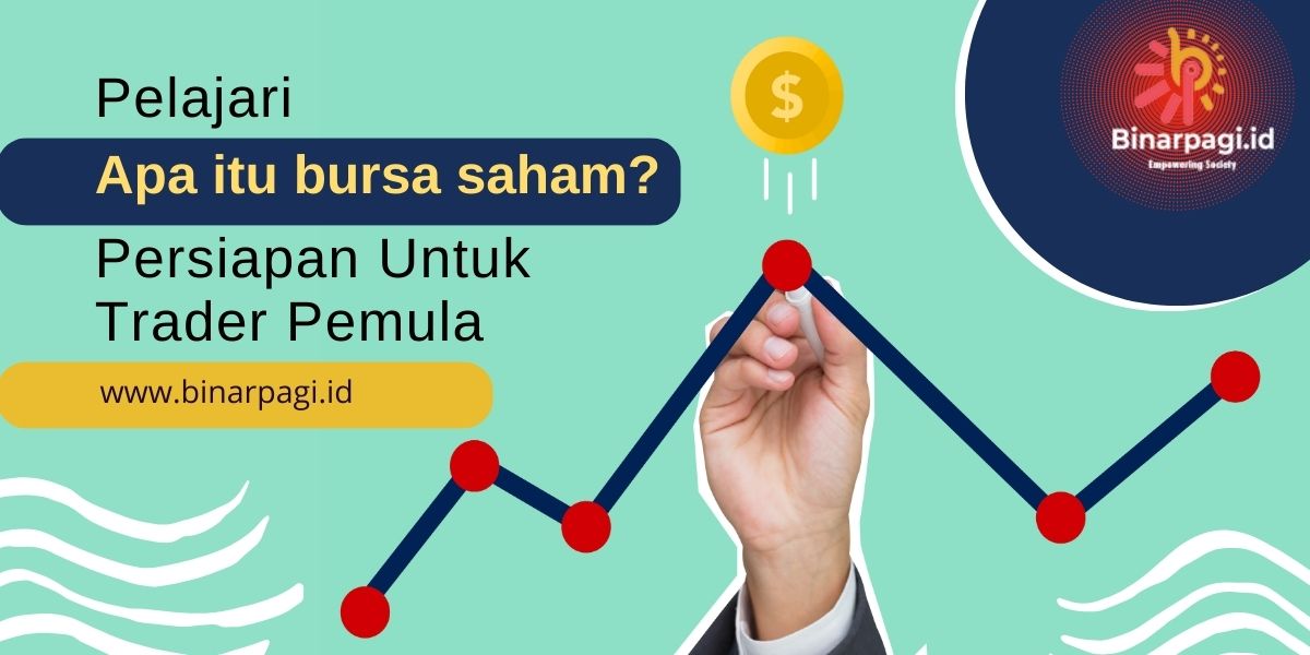 Ilustrasi apa itu bursa saham.