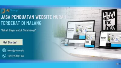 Ilustrasi jasa website di Malang.
