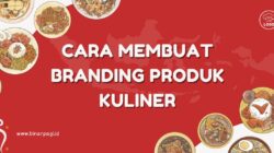 Ilustrasi cara membuat branding produk kuliner.