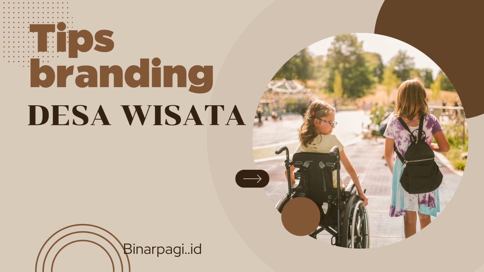 Ilustrasi cara membranding desa wisata.