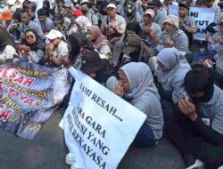 Ratusan Karyawan PT BMI Gelar Aksi di PN Kepanjen Perihal Sengketa Tanah