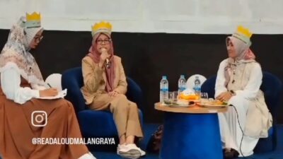 Acara kegiatan World Read Aloud Day (WRAD). Foto/dok