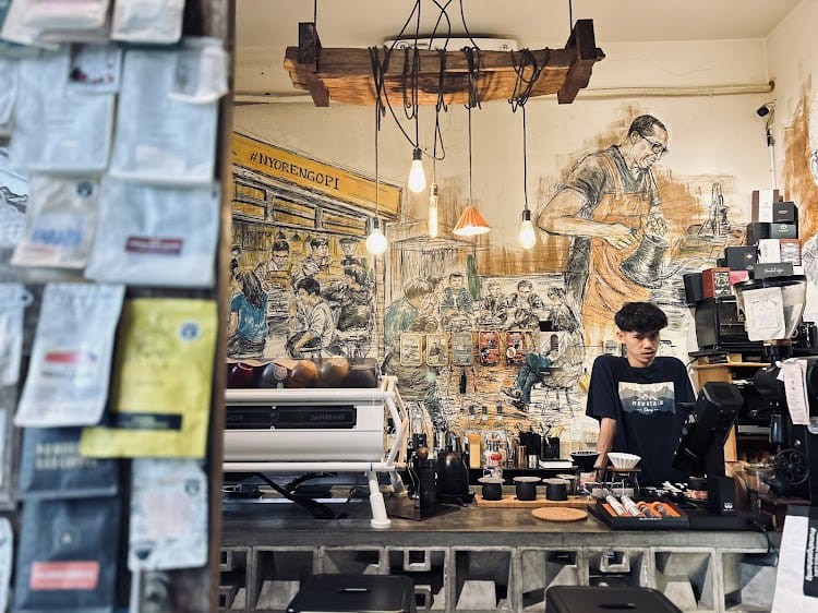 Visualisasi Roewang Tamoe, Oemah Bapak, Osk Tea, Roemah Kantja, Bara Timur. Pinterest/Google Review
