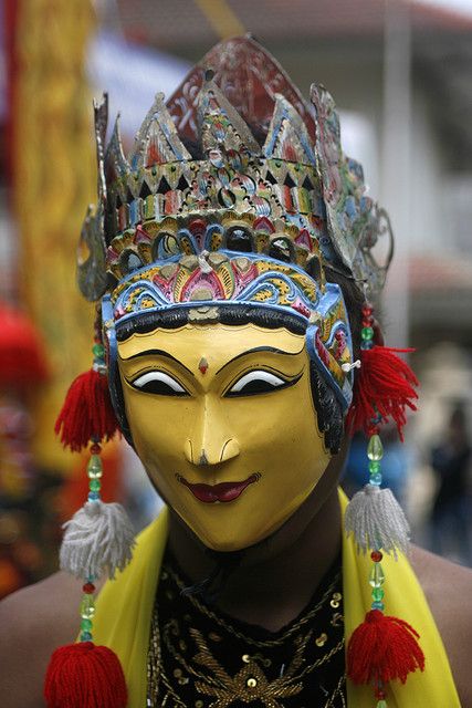 Ilustrasi Tari Topeng Malangan. Foto/Pinterest