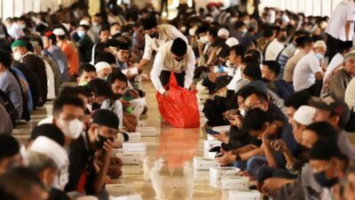 Visualisasi takjil gratis di bulan Ramadan. Foto/Pinterest