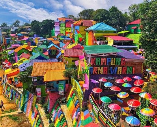 Visualisasi Kampung Warna-Warni Jodipan. Foto/Pinterest.