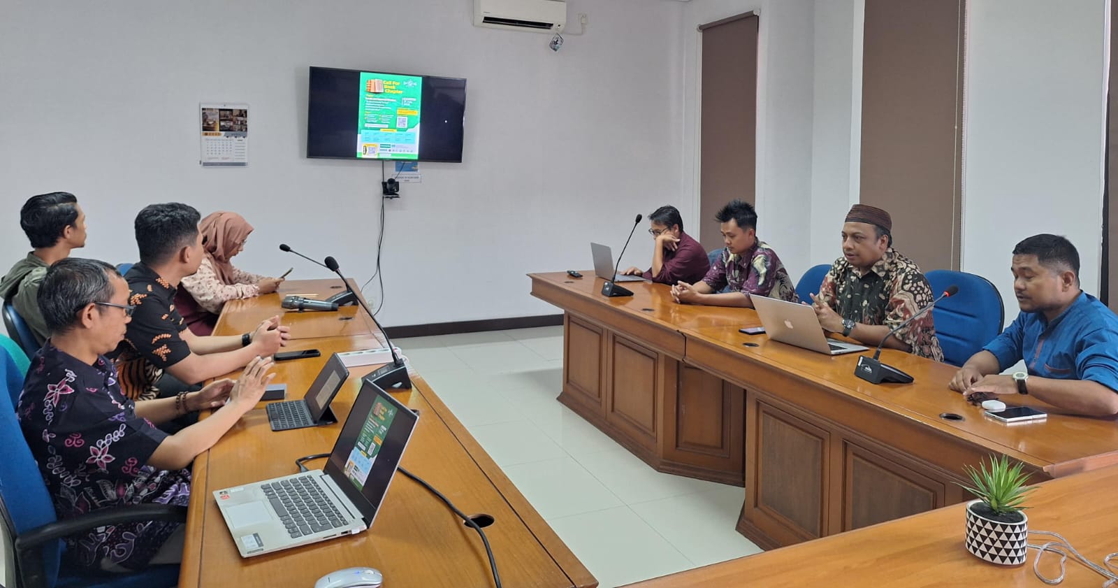 Dr Mohammad Anas Ketua Lakpesdam NU Kota Malang saat memberikan sambutan. Foto/dok