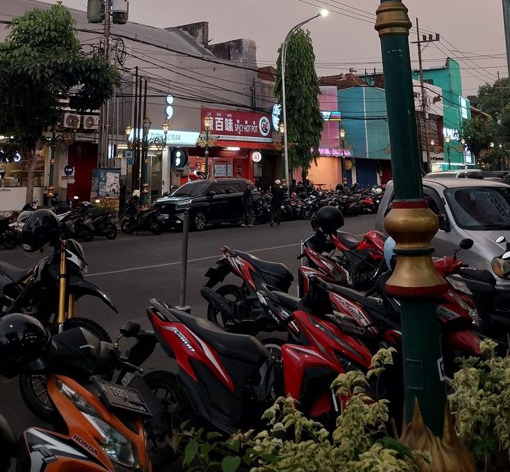 Visualisasi Parkir Liar di Malang/Pinterest