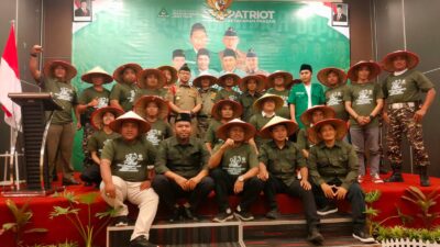 Visualisasi Pengukuhan oleh GP Ansor Jatim / Foto