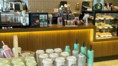 Visualisasi tumbler di coffe shop/Pinteret