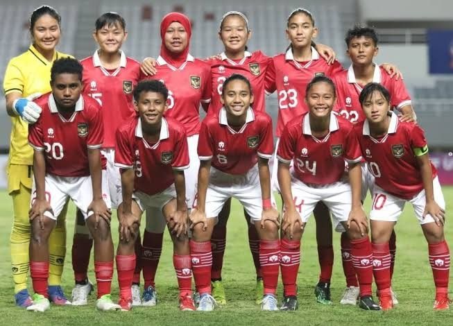 Caption: Visualisasi Timnas Wanita Indonesia / Pinterest