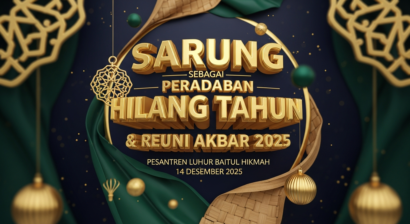 Sarung sebagai Peradaban -Hilang Tahun & Reuni Akbar 2025